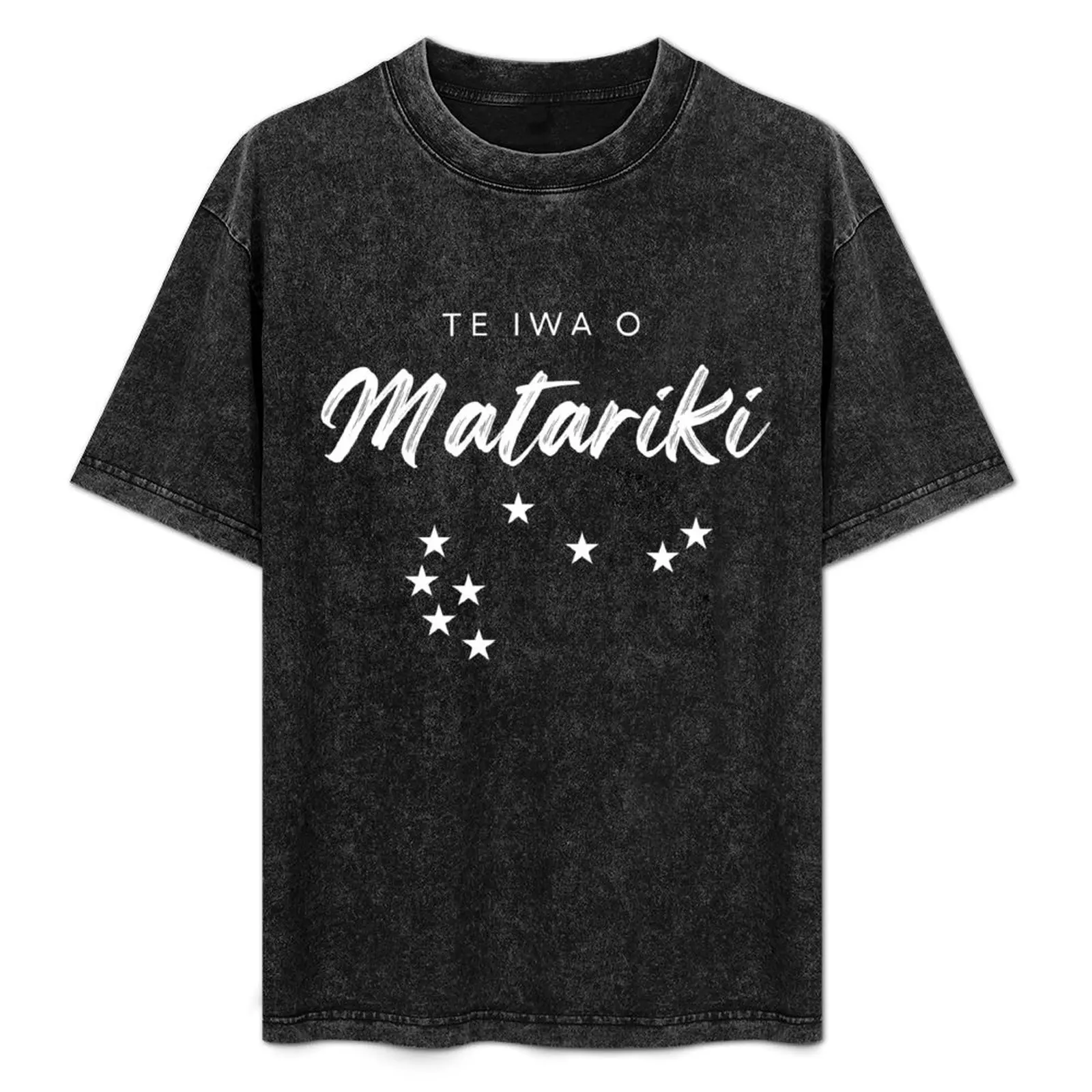 

Te Iwa O Matariki T-Shirt graphic t shirts for man men t shirt cotton 100% T-Shirt