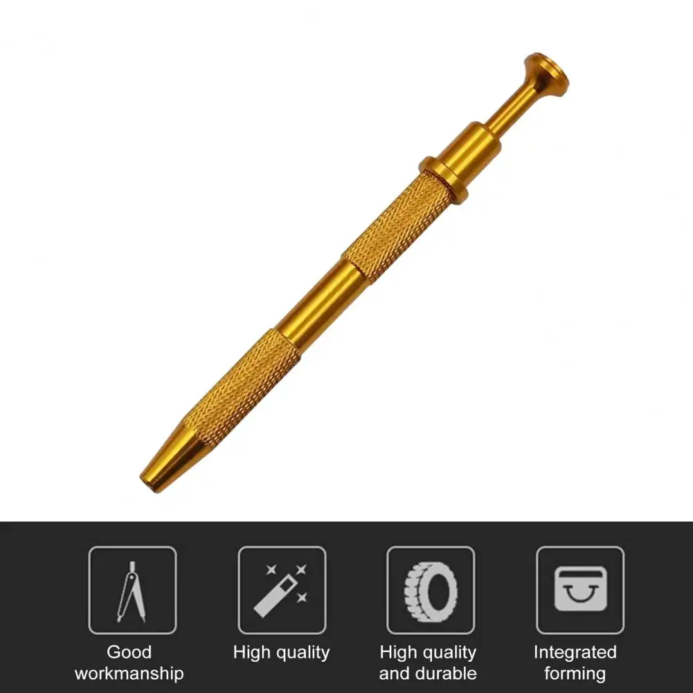 Jewelry Ball Grabber Tool 4-Claw Chip Pickup Tweezers Stainless Steel Retractable Grabber for Pearl Small Parts Jewelry Repair