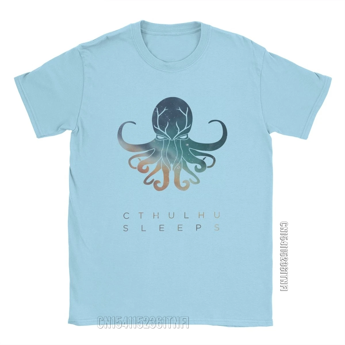Crazy Deadmau5 Cthulhu Sleeps T-Shirts Men Crew Neck 100% Cotton T Shirts Classic Short Sleeve Tees Party Clothing