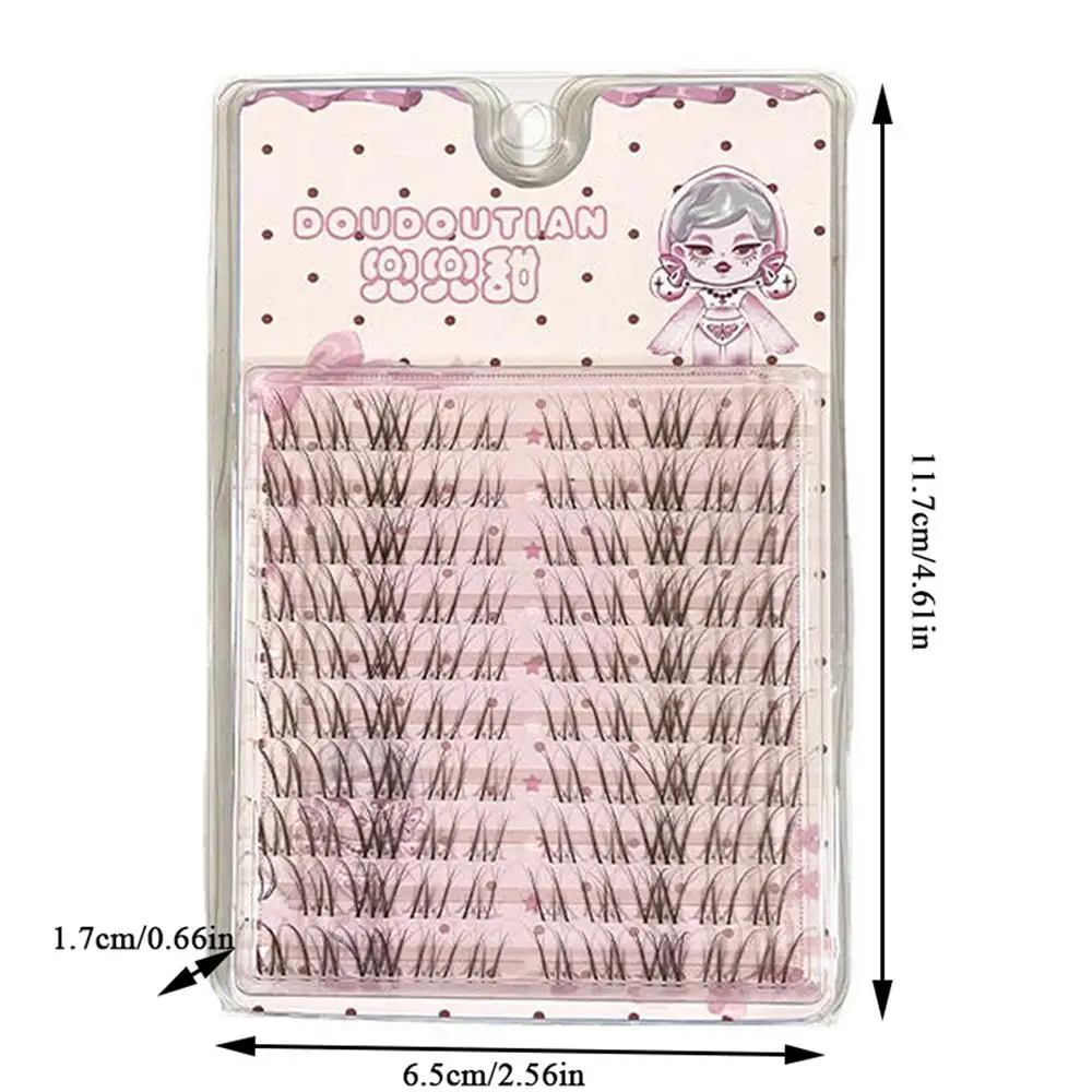 10 rangées de grappes de cils individuels, Extension de cils naturels segmentés, faux cils volants adaptés aux femmes, outils de maquillage, cadeau