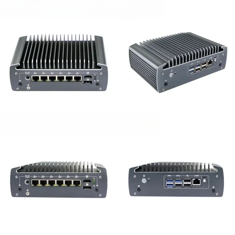 OEM Manufacturer 6 LAN Barebone Soft Router I5 10210U with 4 POE Optional Pfsense Hardware Linux System