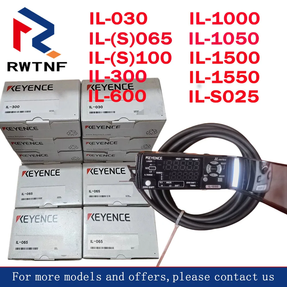 IL-030 IL-065 IL-100 IL-300 IL-600 IL-1000 IL-1050 IL-1500 IL-1550 IL-S025 IL-S065 IL-S100 KEYENCE laser displacement sensor