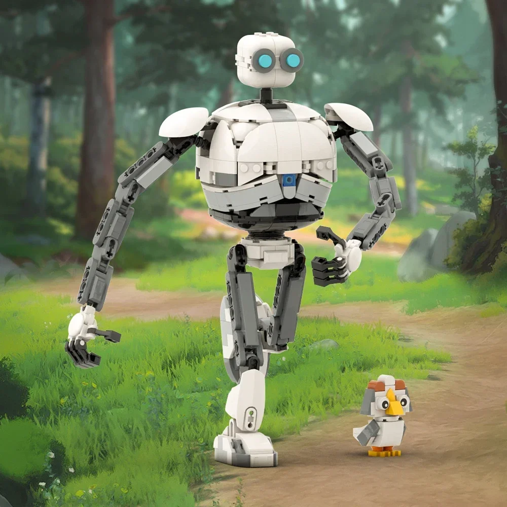 子供のためのレンガ造りのおもちゃ,映画ロボット,映画フィギュア,メカモデル,ギフト,2個,622個