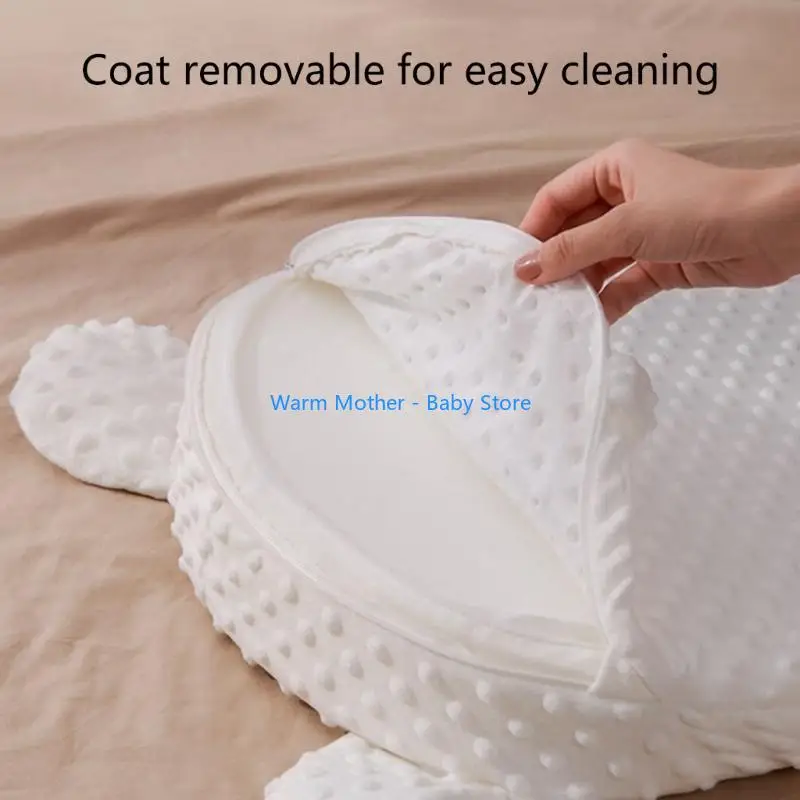 وسادة إسفين للأطفال 2 في 1 مع ميزة ارتفاع قابل للتعديل 57QE