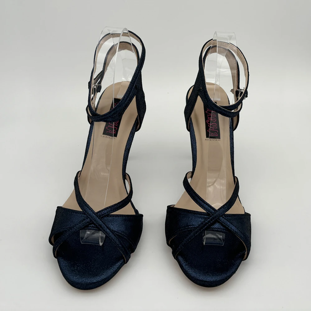 NEW  Argentina Tango Shoes Leather Hard Sole 7.5cm 9cm Heel Party Shoes Shipping Free   Flamico Shoes T623235DBL view 3