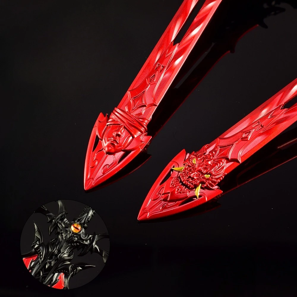 30CM Doulou Grand Theater Stof Hart en Zeven Doden Zwaarden Asura Demon Zwaard Animatie Beeldjes Game Merchandise Gift speelgoed