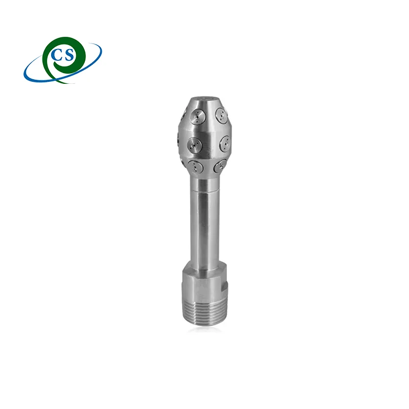 

9800 Stationary Tank Cleaning Nozzle for 360 Degree Washing, 3/4 Nozzle High Pressure Tank Washing with 16 Nozzle Tips