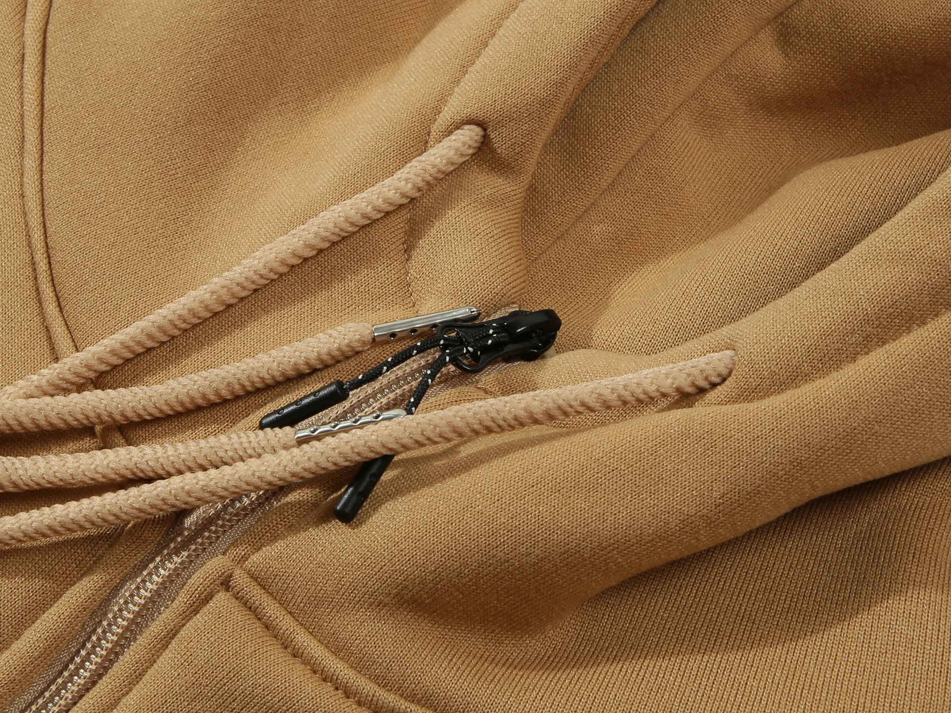 Men's European Casual Cardigan Hooded Sweatshirt Jacket Men's Trendy Loose Sports Couple Outfit