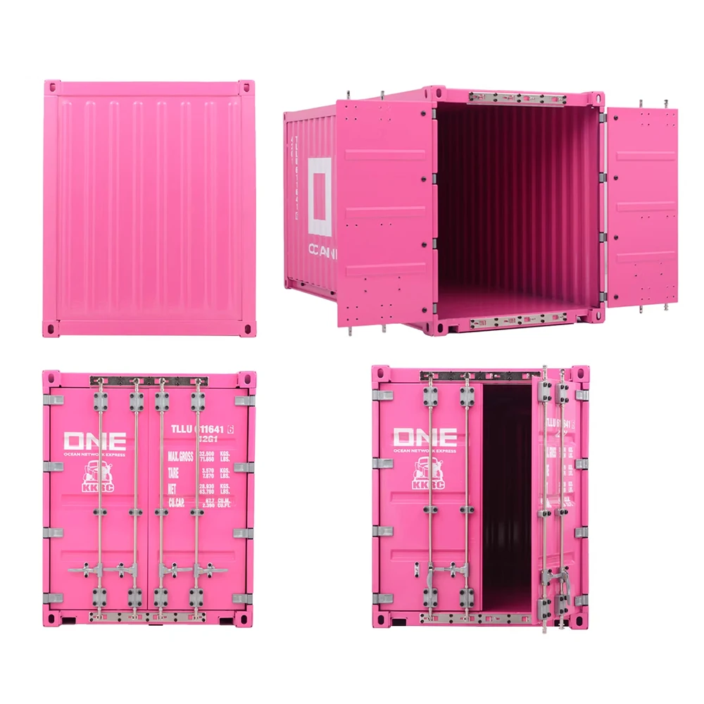 1/14 All Metal Container Container Model High-end Custom Open Door Simulation Container Model Toy