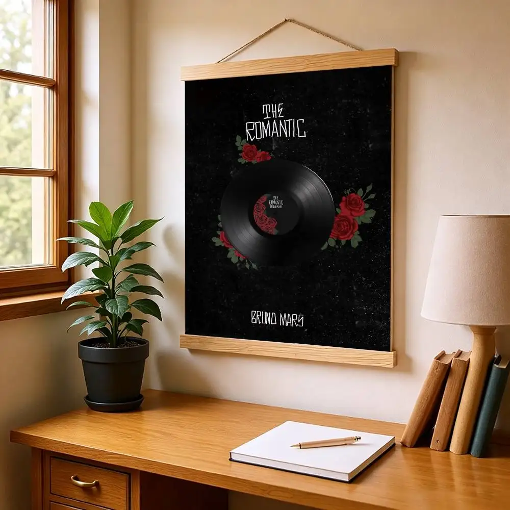 B-Bruno Mars The R-Romantic song Custom HD Waterproof Self Adhesive Wall Art Poster