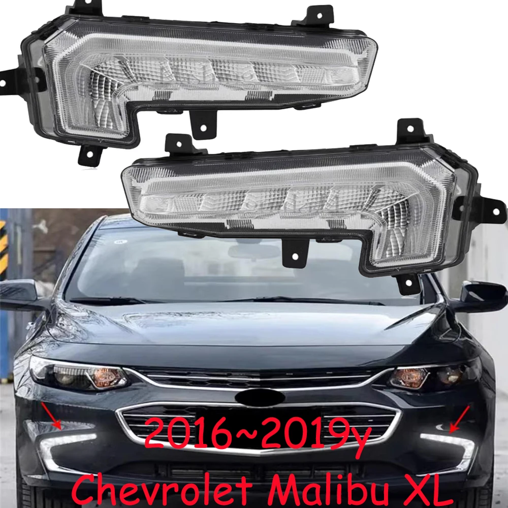 

1 шт. автомобильный бампер фары для Chevrolet Malibu XL дневные фары 2016 ~ 2019y DRL автомобильные аксессуары светодиодные фары для противотуманных фар