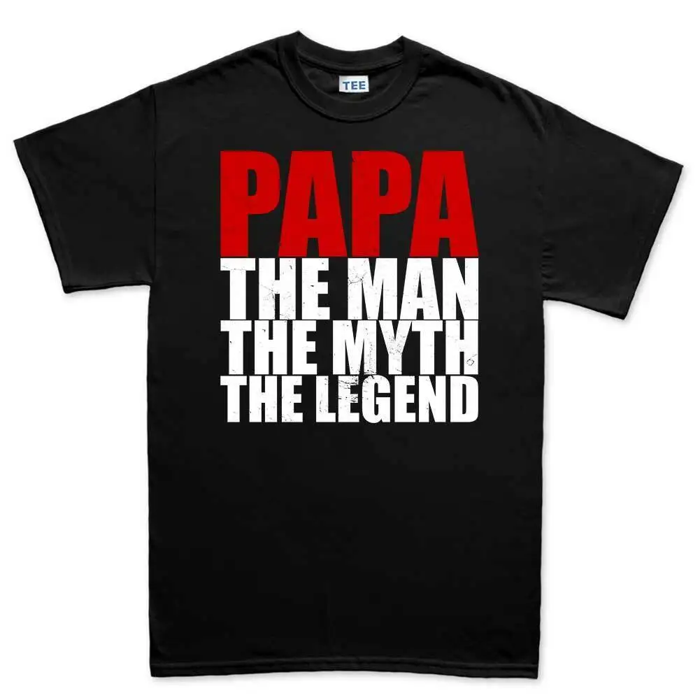 

Papa Man Myth Legend Father's Day Gift Mens T shirt Tee Top T-shirt