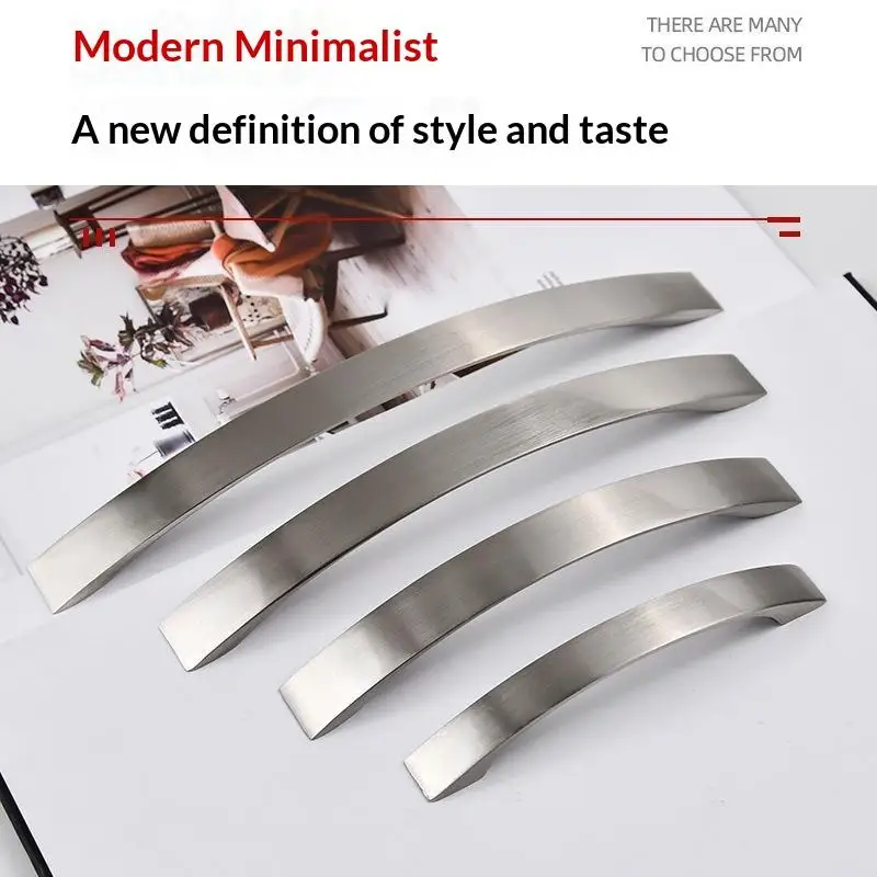 New Cabinet Handles Knobs Aluminum Alloy Door Kitchen Knobs Cabinet Pulls Drawer Furniture Handle Hardware