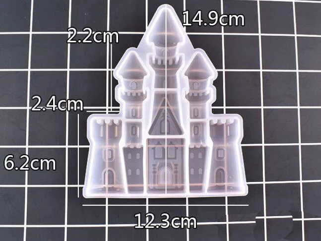 House Dreamy and magnificent castle Home Decorations Art crafts silicone mold epoxy resin mold