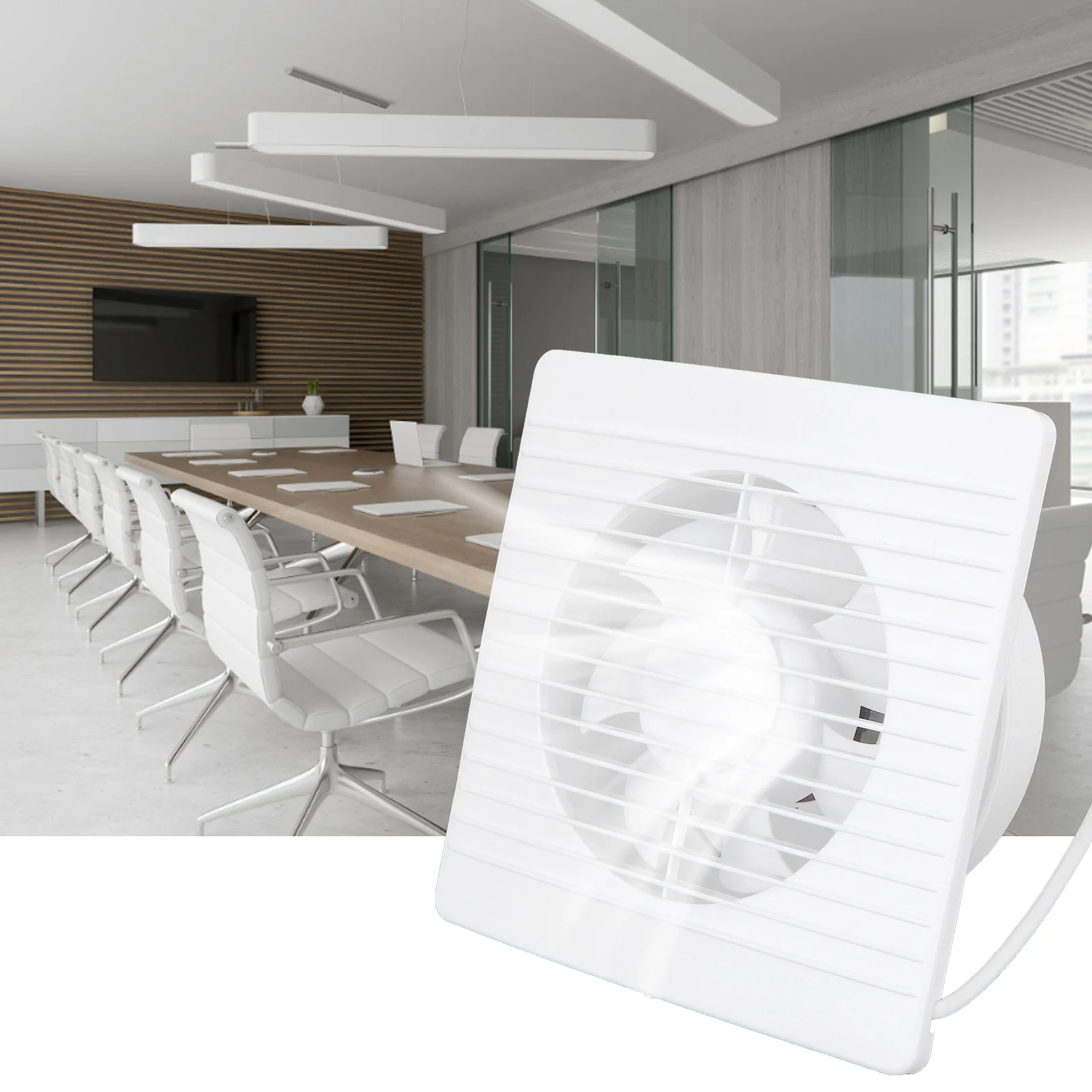 

Настенный вытяжной вентилятор, 7 лопастей, вентилятор с обратным клапаном для кухни, ванной комнаты