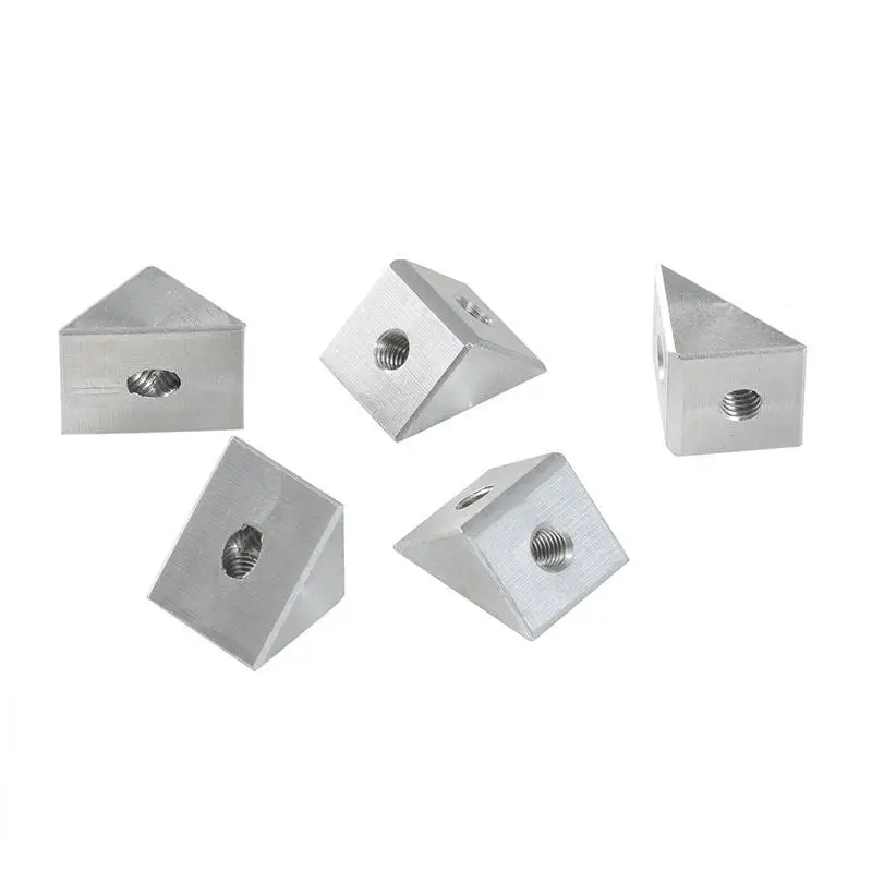 Aluminiumlegierungs-Würfel-Winkelmuttern-Set mit hochpräziser, rostbeständiger Oberfläche, perfekt für 3D-Drucker-DIY-Rahmenmontageprojekte. – Detail 5