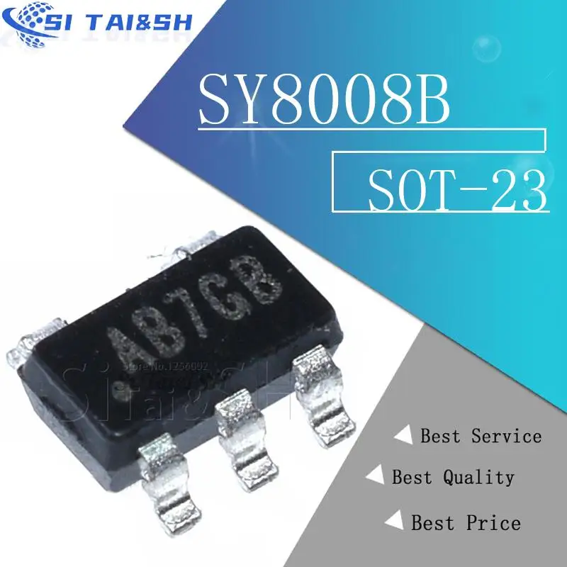 10pcs SY8008B SOT23-5 SY8008BAAC SOT-23 SY8008 SOT new original