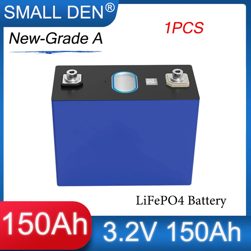 

1PCS Grade A 3.2V 150Ah Lifepo4 battery High Power 3C lithium iron phosphate DIY 12v 24v Electric car RV Forklift Inverter Solar