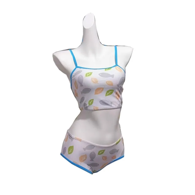 Anime jeu bleu archives maillots de bain été natation Cutecore Kasumisawa Miyu Cosplay Bikini ensemble deux pièces maillots de bain