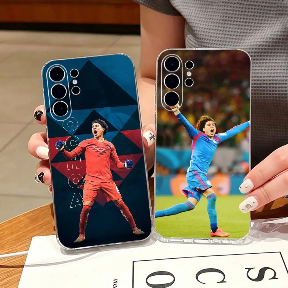 G-Guillermo Ochoa Phone Case For Samsung S25,S24,S21,S22,S23,S30,Ultra,S20,Plus,Fe,Note,10,9,5G Transparent Cover