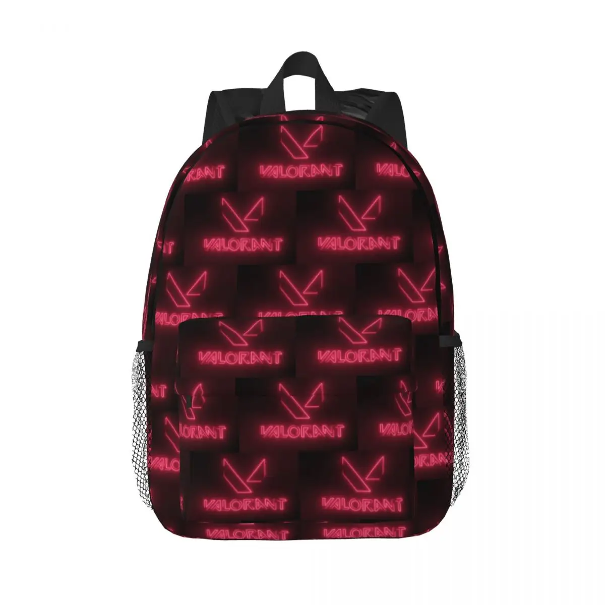 V-Valorant Riot Games Shooting Backpack Daypack Large Capacity Boys Girls BookBag Shoulder Bags for Men Women School Bag