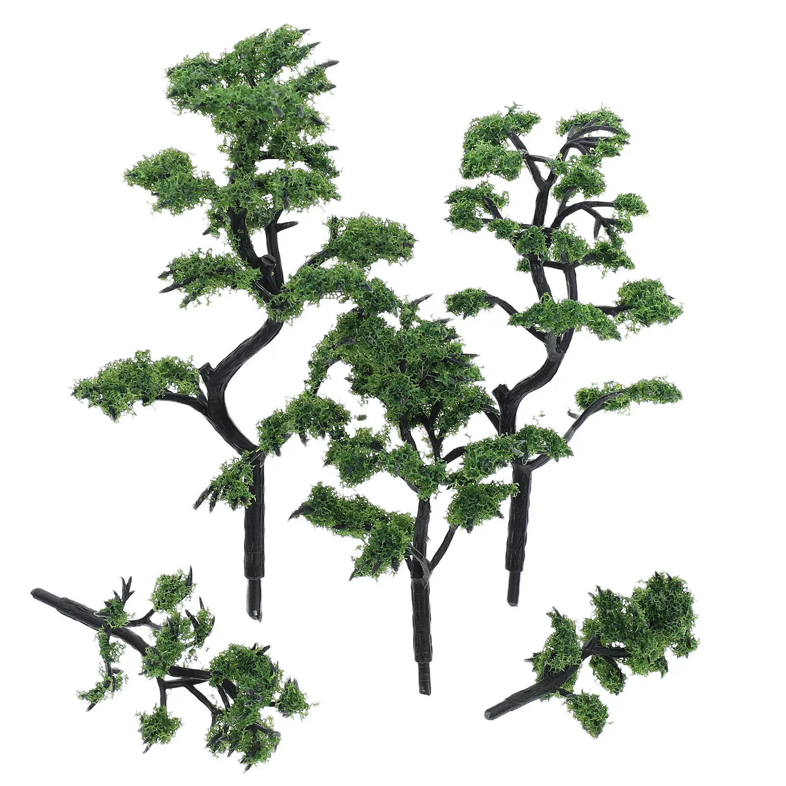

5Pcs Mini Spruce Trees Realistic Simulation for Sand Table Architecture Landscape Train Railroad Scenery DIY Crafts Micro