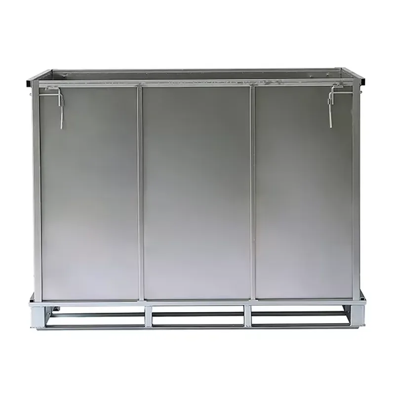 Mesh Container Warehouse Logistic Stackable Wire Mesh Container Transport Box Basket Container for Light Loading and Industry