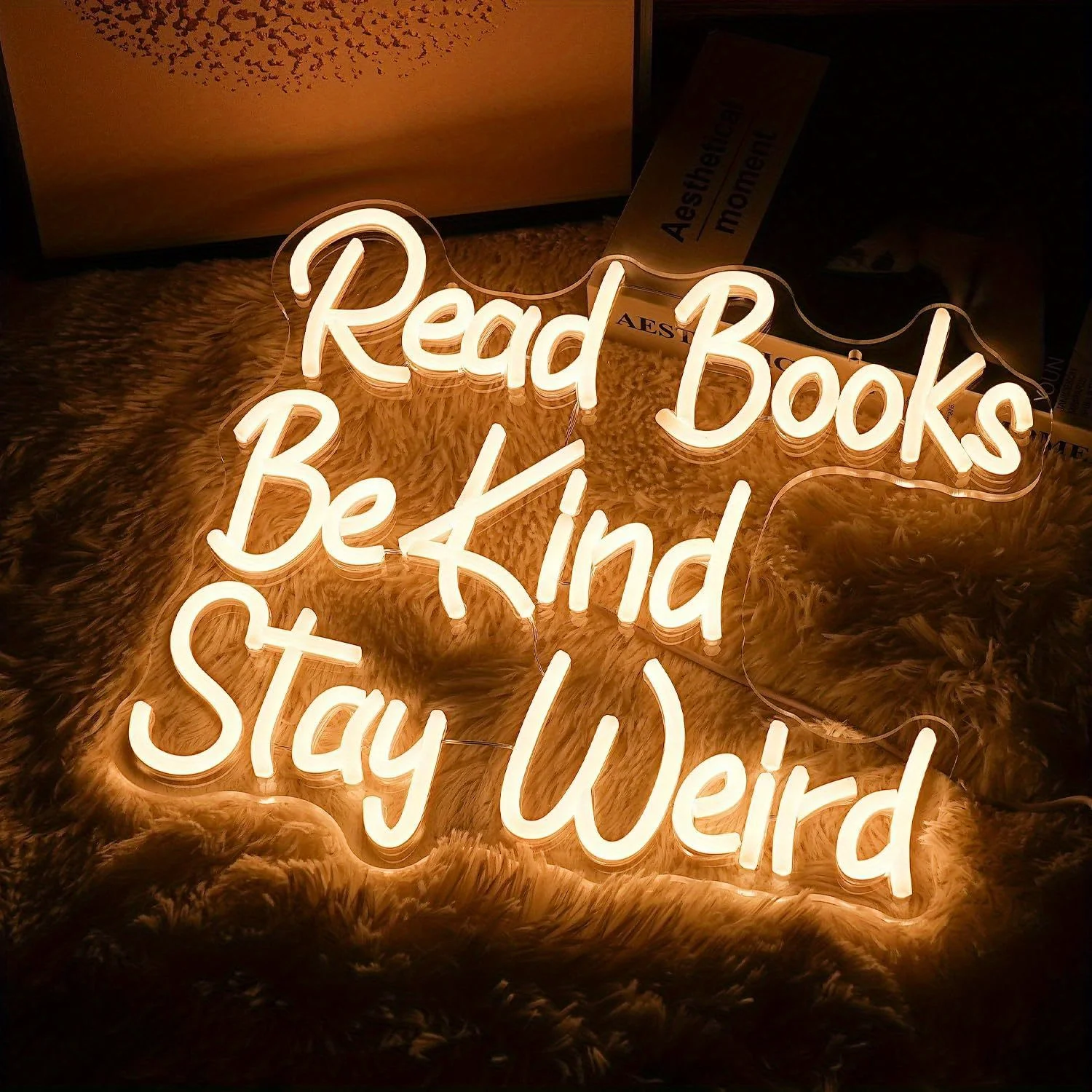 

Neon Custom Text Multi-Font USB Powered Wall Decoration Bedroom Bar Party Wedding Dimmable Remote Control Diversified Neon Light