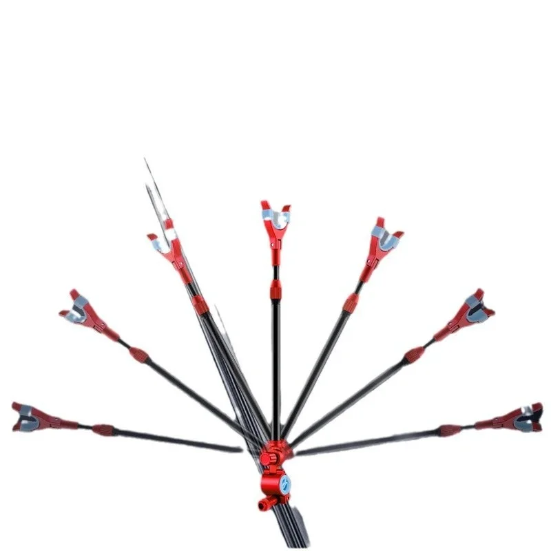 Aluminum alloy battery bracket rear hanging accessories small antenna metal fishing rod hanger rod carbon battery rack