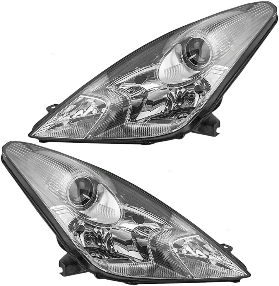 Headlight Assembly Compatible with 2000-2005 Toyota Celica, Complete Pair