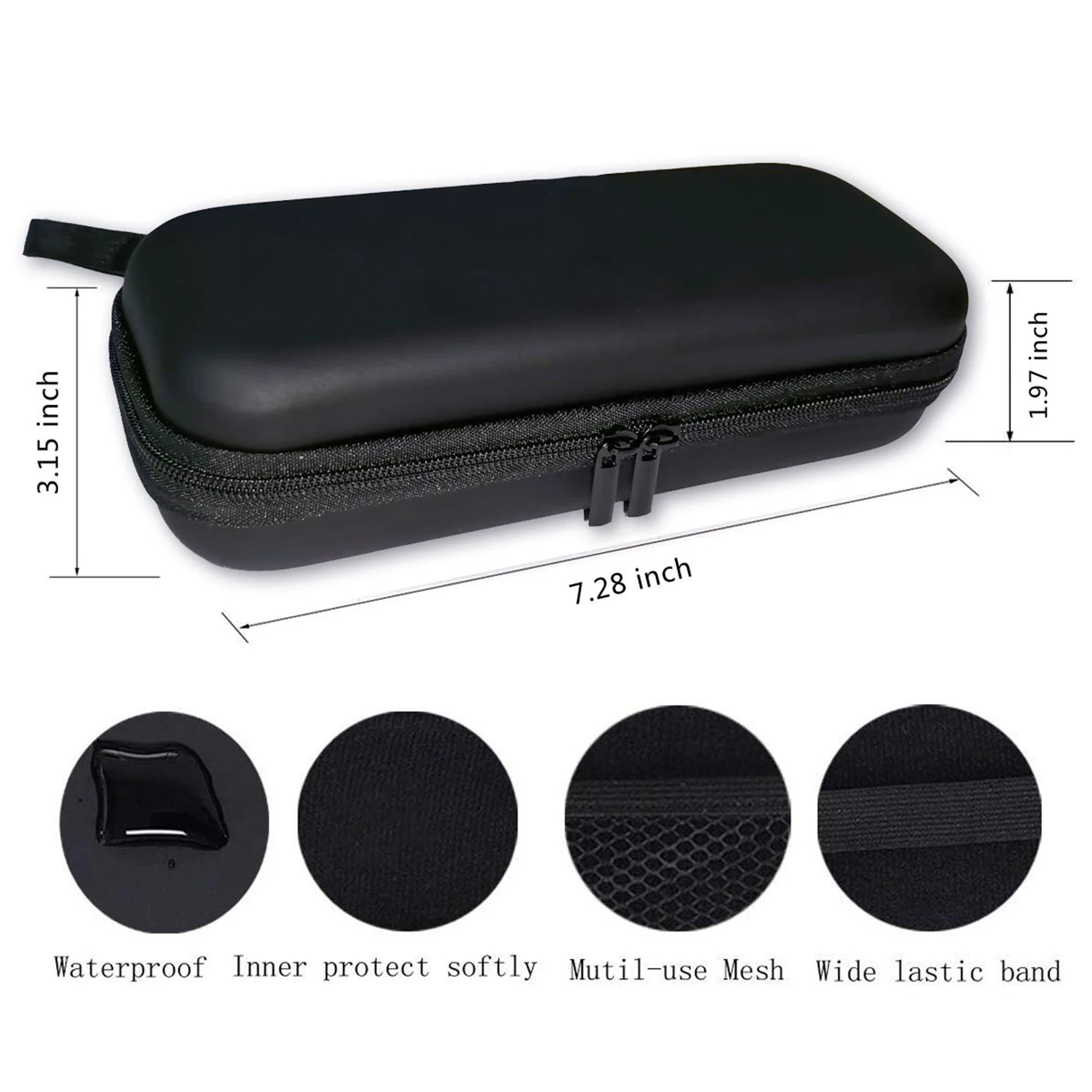 Hard Storage Travel Case for Micro Touch SOLO Oneblade Case EVA Travel Carrying Case Full Body Trimmer and Shaver Case