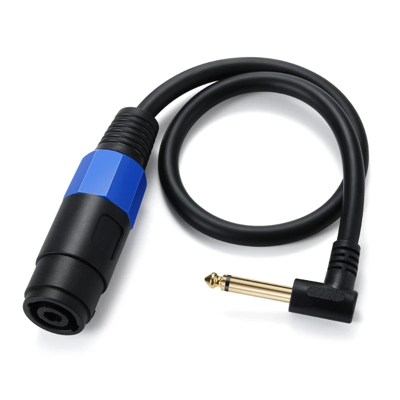 

1/4" Male to Speakon Female Speaker Cable Plug Converter Solution Dropship