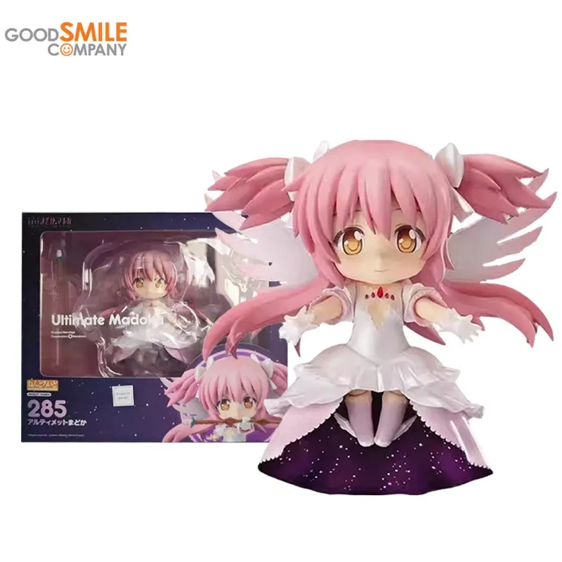 

GSC 285 Original Nendoroid Joints Movable Kawaii 10CM Puella Magi Madoka Magica Anime Action Figures Toys for Kids Gifts