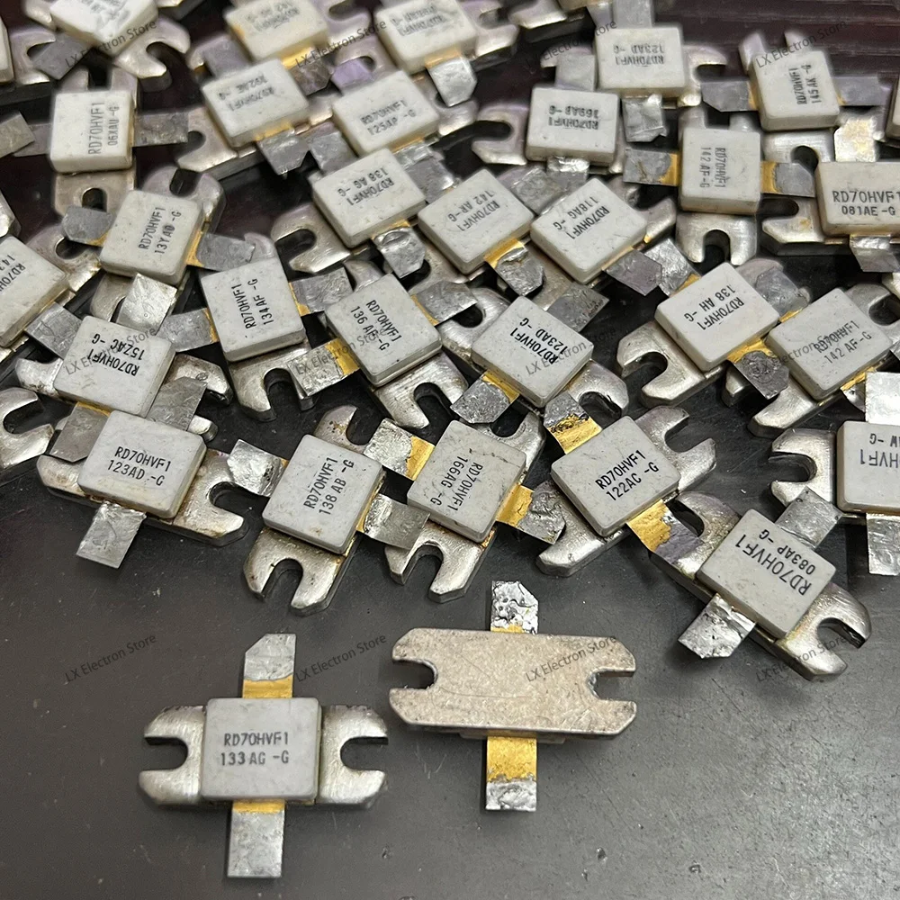 rd70hvf1-175mhz-70w、520mhz-50w-シリコンmosfetパワー半導体（新品ではありません／錫メッキ済み）。品質良好。1個入り／1ロット。