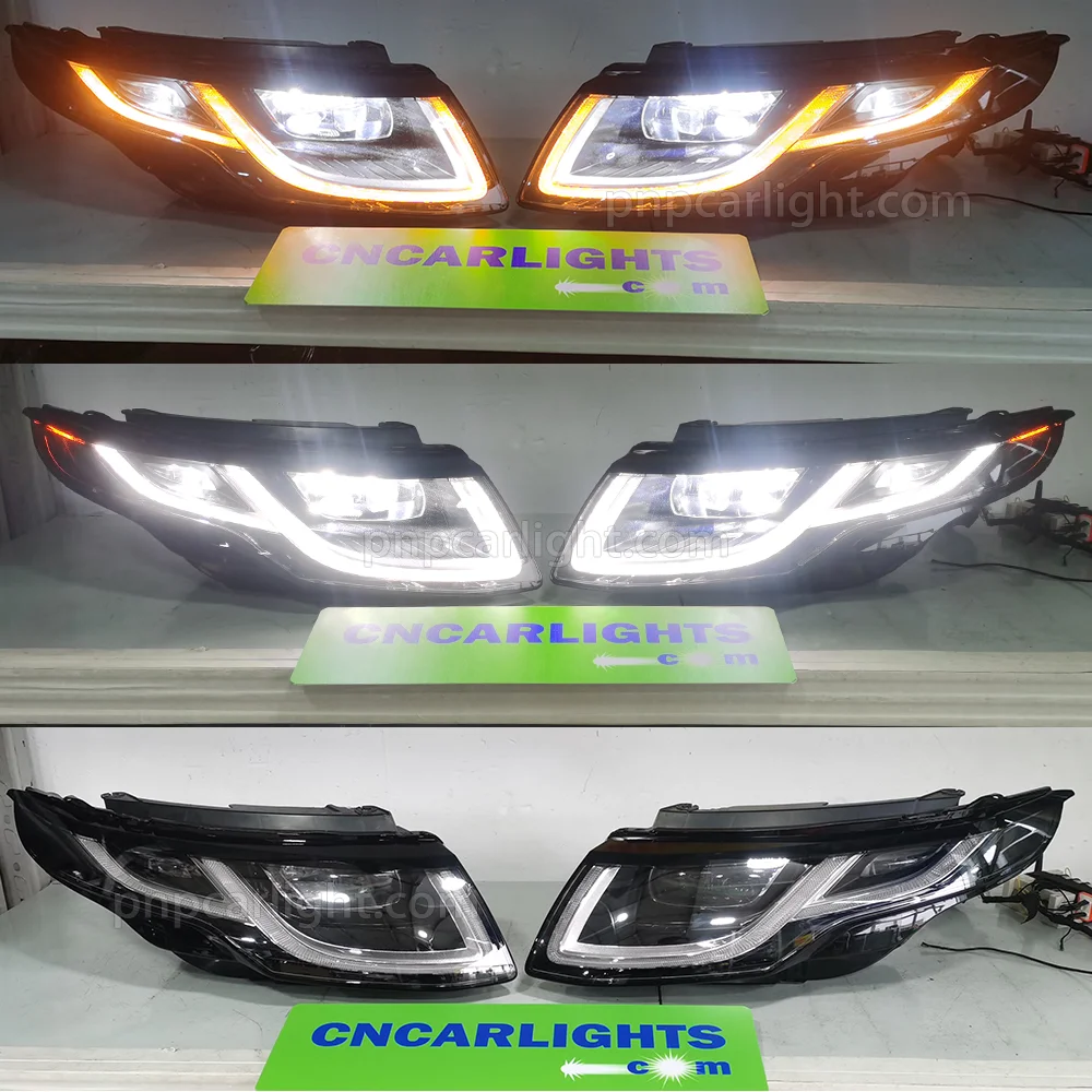 Lampu depan LED รถเดิมสำหรับ Range Rover Evoque