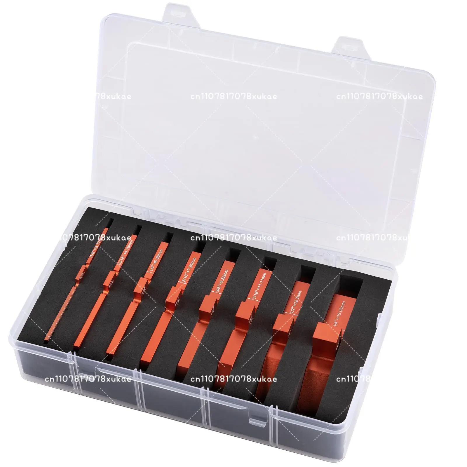 

8-Piece Table Saw Setting Rod Precision Aluminum Woodworking Hand Measuring Tool