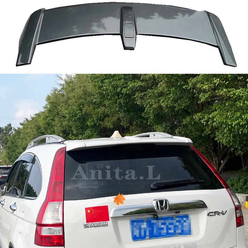 Pro Honda CRV CR-V 2007 2010 2011 zadní kufr kryt přístřeší spoiler ABS materiál zadní blatník spoiler auto dekorace s barva