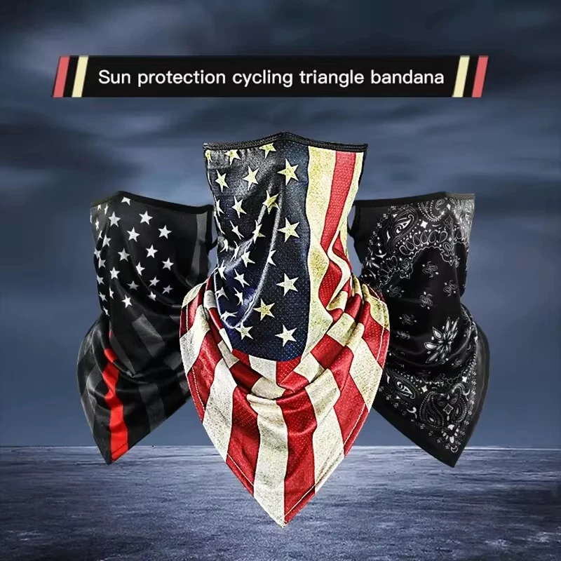 Breathable Quick-Dry Neck Gaiter / Motorcycle Riding Scarf - Cooling UV Sun Protection Bandana for Outdoor Sports & Hiking​