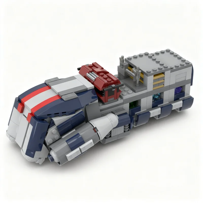 318pcs MOC Star Battle MRT Multi Resource Transport Model Bouwstenen Constructie Speelgoed Kerstcadeau Idee Baksteen Kinderen