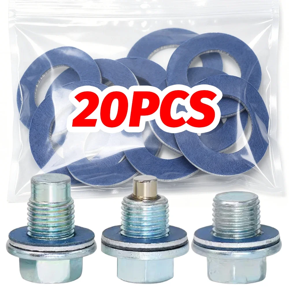 Car Oil Drain Plug Gasket Oil Pan Sealing O-Ring Washer Oil Drain Plug Gaskets for Toyota Camry Corolla Auto Parts #90430-12031