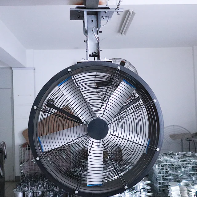 مروحة تبريد تهوية صناعية مقاس 33 بوصة، مروحة عادم صناعية مثبتة على الحائط