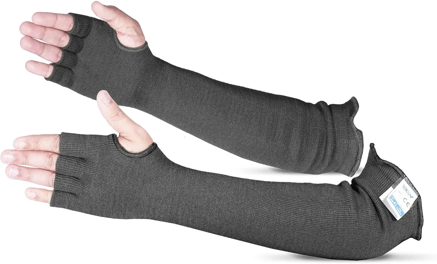 

Kevlar Arm Sleeves with Finger Opening - Scratch, Bite & Heat Resistant - Unisex 18" Pair