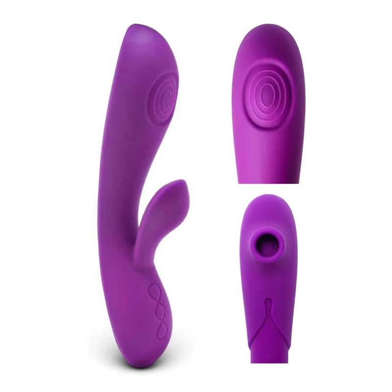 Sex Female Toys Flap Sucking Massage Clitoris Stimulator G-SPOT FLICKER VIBE Vibrator For Women Double Heads Massage Stick