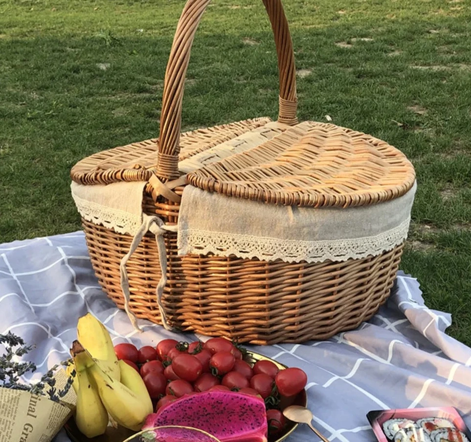 Multi-Function Hand-Woven Bask - Food Snacks With Fiber recension och pris