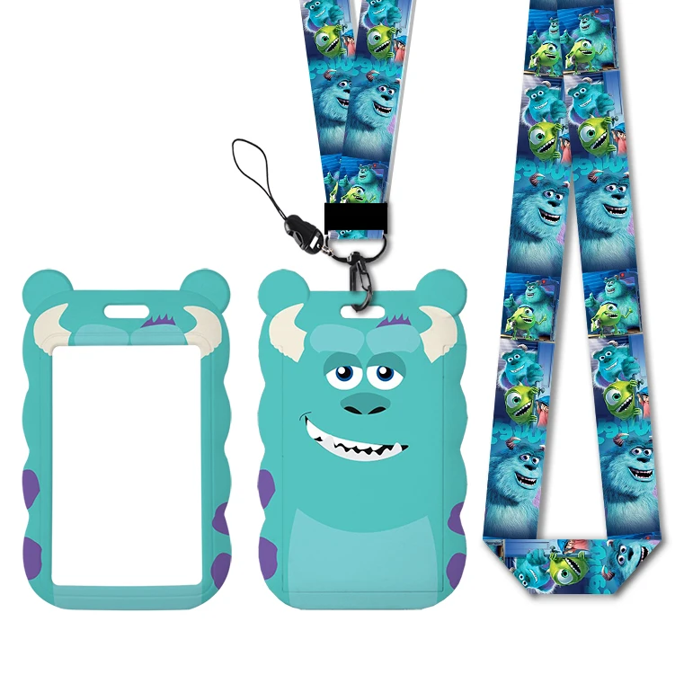 

Disney Monster University Inc Designs Lanyards Id Badge Holder Strap Work Card Bus Access Card Holder Keychains Accessories