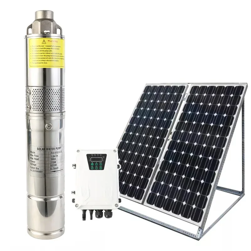Dc Water Pump Complete Set Mppt Controller Solar 3 Inch Solar Submersible Water Pump
