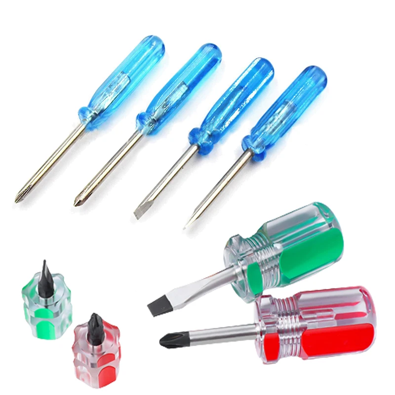 Mini Screwdriver Slotted Cross Word Head Screwdriver Portable Radish Head Screw Driver Precision Repair Tools For IPhone Laptop