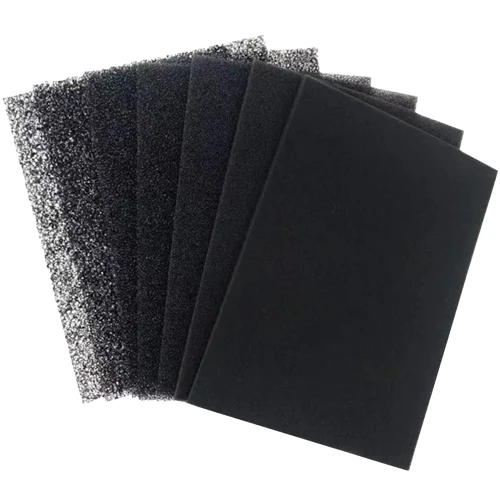 Flame Retardant Dust Proof 10ppi 60ppi Polyurethane Filter Sponge 500x500mm Air Filter for Electrical Box