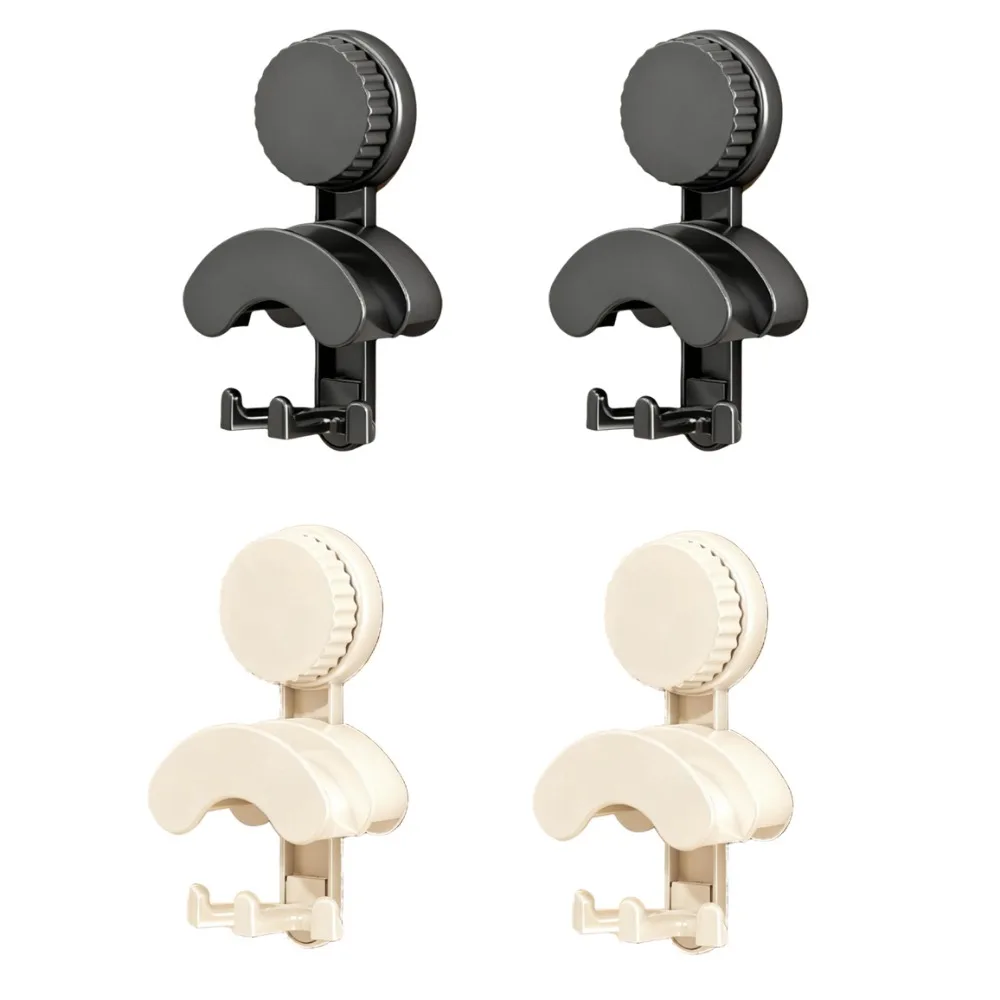 

4 Piece Plastic Suction Cup Headset Hanger Non Slip Waterproof Gaming Headset Display Rack Moisture-proof Space Saving Door Hook