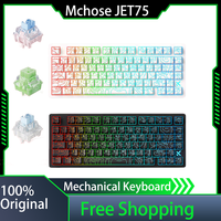 Mchose Jet 75 Mechanical Keyboard Magnetic Switch 8K Special Wired Low Latency FPS Laptop PC Gaming Accessorie Office Custom NEW